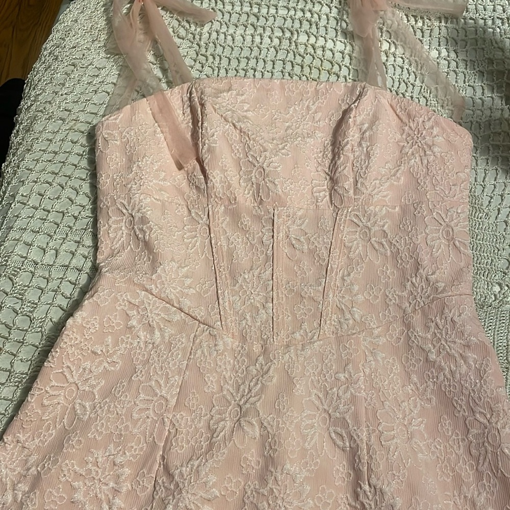 SHEIN Blush Lace Dress